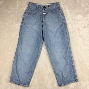 Vintage Marithe Francois Girbaud Carpenter Jeans Womens 10-12 Blue Baggy Y2K 90s